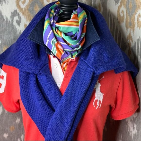 Ralph Lauren Blue Label Big Pony Rugby Collar Polo Dress - Picture 8 of 16